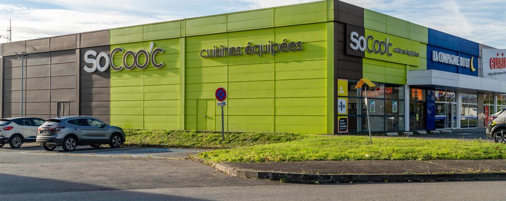 Centre Commercial le Méridien à Ibos - SoCoo'C Spécialistes des cuisines équipées