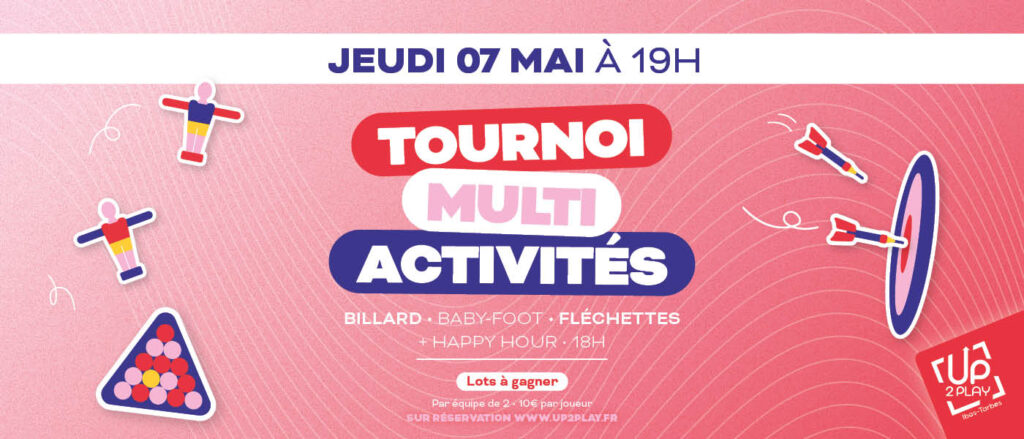 Tournoi Multi-activités chez Up2Play